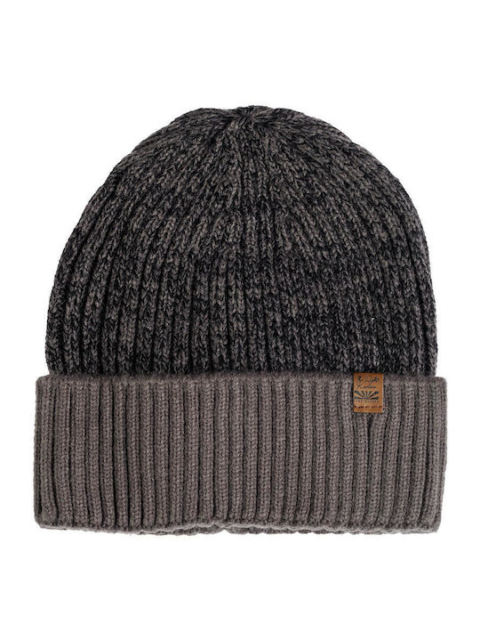 Funky Buddha Ανδρικός Beanie Σκούφος σε Καφέ χρώμα