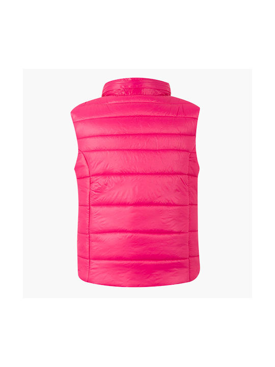 Losan Kids Quilted Jacket Sleeveless short Fuchsia -1471