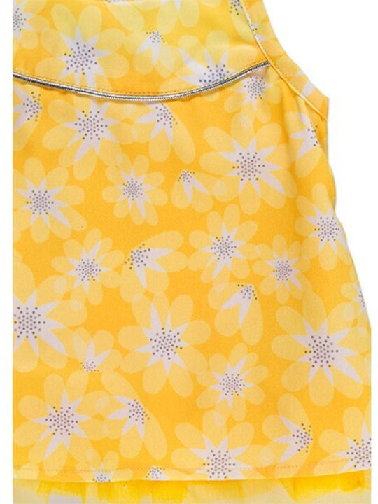 Losan Kids Set with Shorts Summer 2pcs Yellow