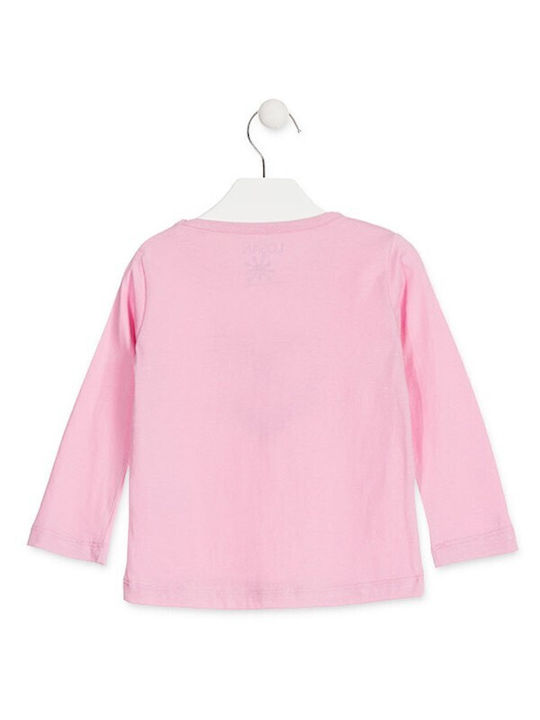 Losan Kinder Shirt Langarm Rosa