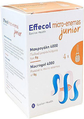 Epsilon Health Micro-Enemas Junior Macrogol 4000 4 x 6gr