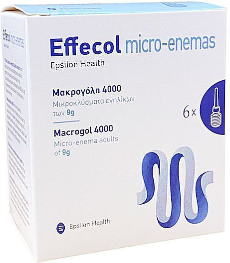Epsilon Health Macrogol 4000 Микроклизма при Запек 6 броя