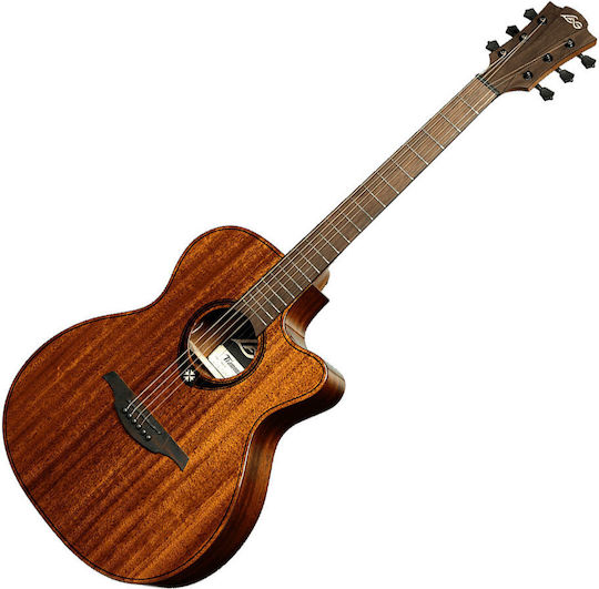 Lag Semi-Akustik Gitarre Tramontane 98 T98ACE Ausschnitt Natürlich
