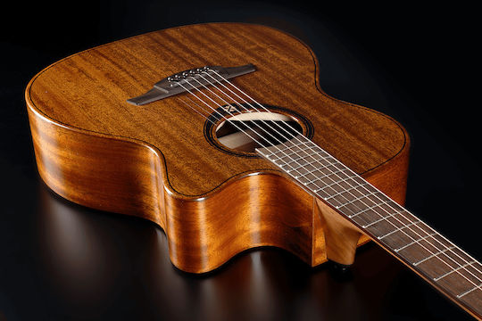 Lag Semi-Akustik Gitarre Tramontane 98 T98ACE Ausschnitt Natürlich