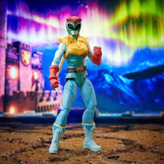 Φigură de acțiune Power Rangers Street Fighter: Morphed Cammy Stinging Crane Ranger pentru copii de 4+ ani ani 15cm cm