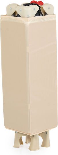 Cangaroo Solo Παρκοκρέβατο με Στρώμα Μπεζ 125x65cm
