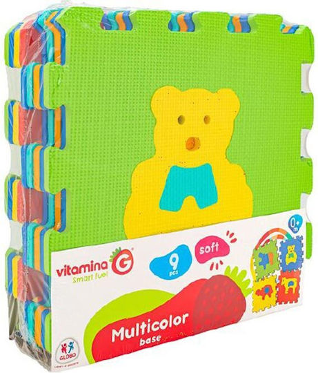 Globo Interactive Floor Puzzle with Animals 9 Pieces