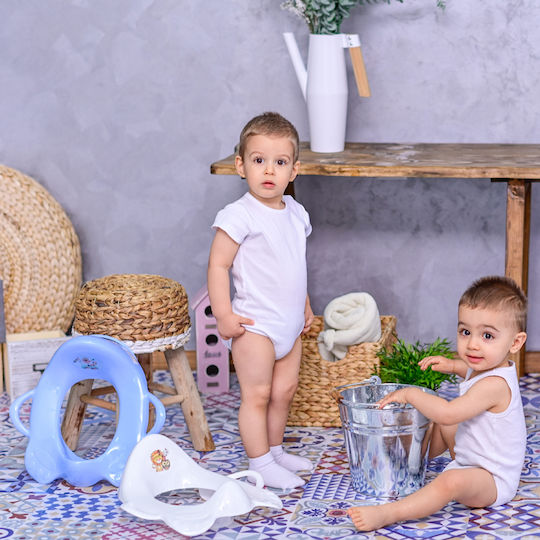 Lorelli Παιδικό Κάθισμα Τουαλέτας Nordic με Χειρολαβές Ροζ