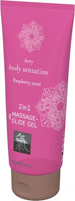 HOT Shiatsu Body Sensation Lubricant Gel Strawberry 200ml