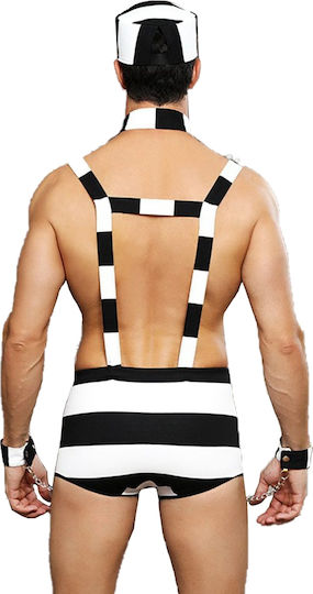 STD Prisoner Uniform White / Black