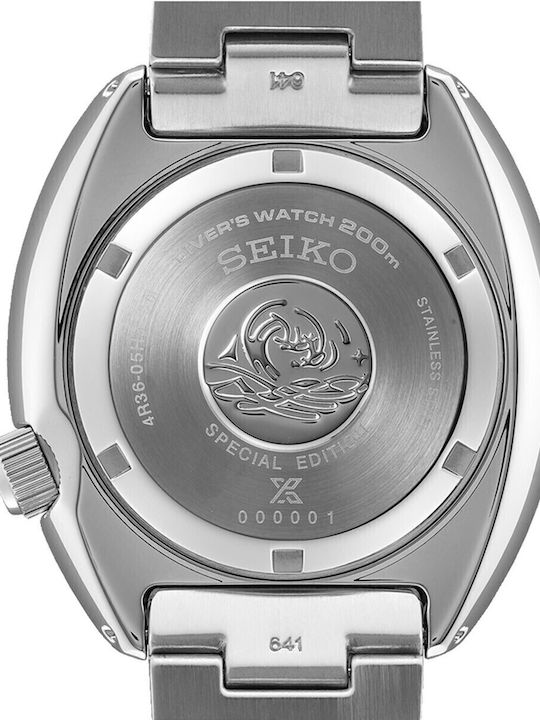Seiko Prospex Ρολόι Αυτόματο με Μεταλλικό Μπρασελέ Seiko Prospex Ρολόι Αυτόματο με Μεταλλικό Μπρασελέ