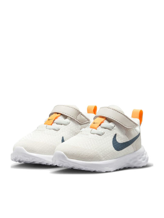 Revolution 6 Детски спортни обувки Running с Велкро Summit White / Diffused Blue