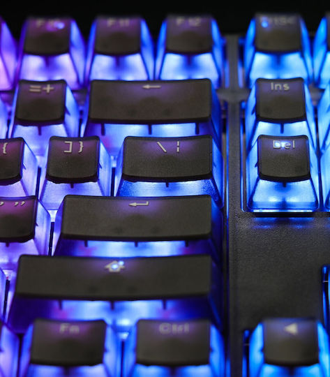 Ducky One 3 Gaming Mechanische Tastatur Tenkeyless mit Cherry MX Rot Schaltern und RGB-Beleuchtung (Englisch US) Aura Black