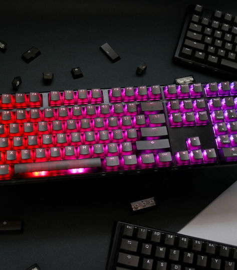 Ducky One 3 Gaming Mechanische Tastatur mit Cherry MX Rot Schaltern und RGB-Beleuchtung (Englisch US) Aura Black