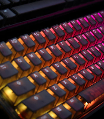 Ducky One 3 Gaming Mechanical Keyboard 60% with Cherry MX Blue switches and RGB lighting (English US) Aura Black