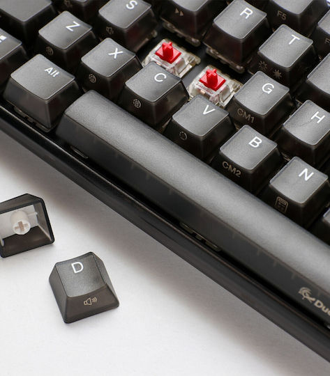 Ducky One 3 Gaming Mechanical Keyboard 60% with Cherry MX Blue switches and RGB lighting (English US) Aura Black