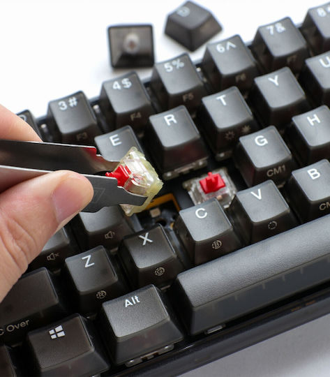 Ducky One 3 Gaming Mechanical Keyboard 65% with Cherry MX Speed Silver switches and RGB lighting (English US) Aura Black