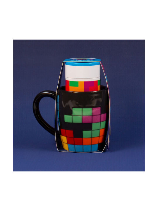 Fizz Creations Tetris Mug Ceramic Multicolored