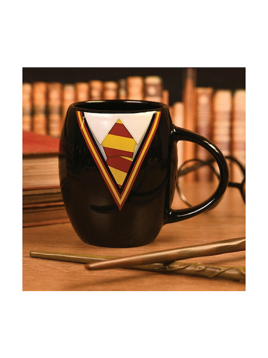 Pyramid International Gryffindor Uniform Κούπα Κεραμική Μαύρη 425ml