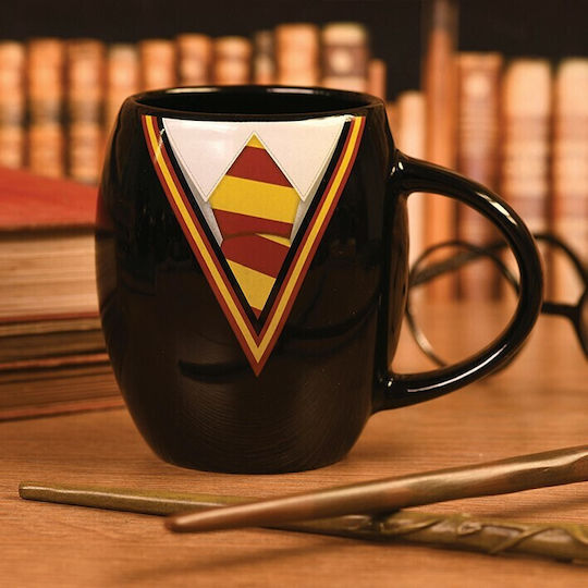 Pyramid International Gryffindor Uniform Κούπα Κεραμική Μαύρη 425ml