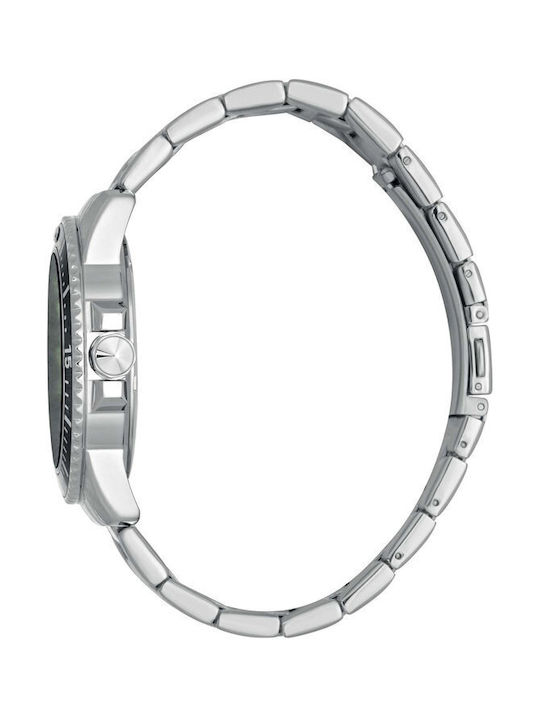 Just Cavalli Uhr Batterie mit Silber Metallarmband