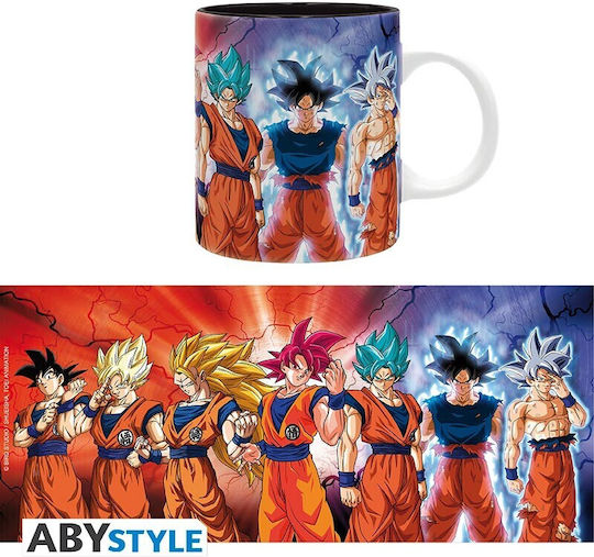 Abysse Dragon Ball Super - Goku Transformations Cană Ceramică Multicoloră 320ml 1buc