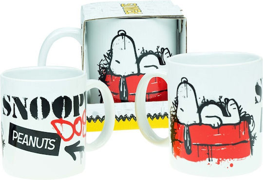Back Me Up Back Me Up Peanuts Ceramic Multicolour Mug 320ml