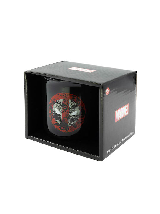 Stor Deadpool Κούπα Κεραμική Μαύρη 400ml