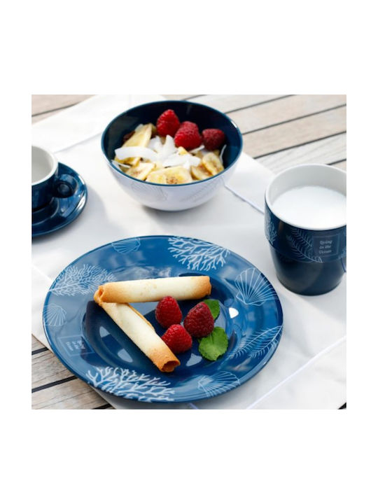 Marine Business Living Becher Kunststoff Blau 6Stück