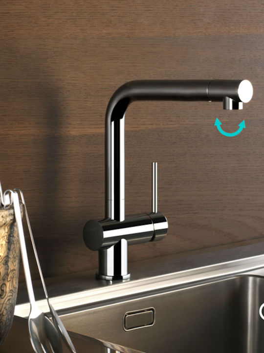 Gessi Oxygene Πάγκου Ασημί