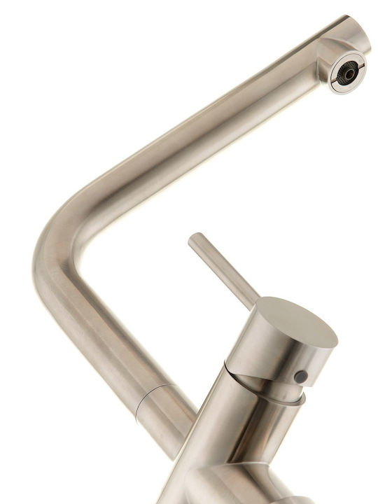 Swiss Aqua Technologies BSD185F Tall Kitchen Faucet Counter Inox Silver