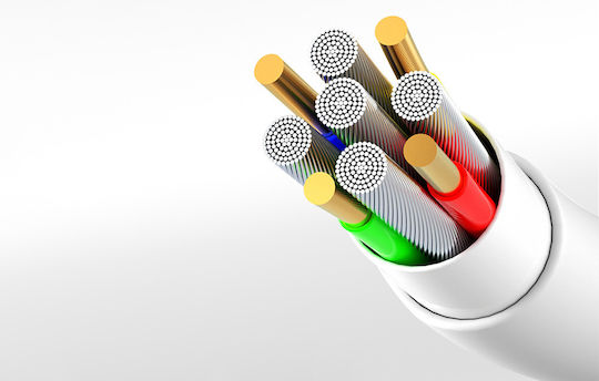 Vipfan Vipfan X03 USB-A zu Lightning Kabel Weiß 1m