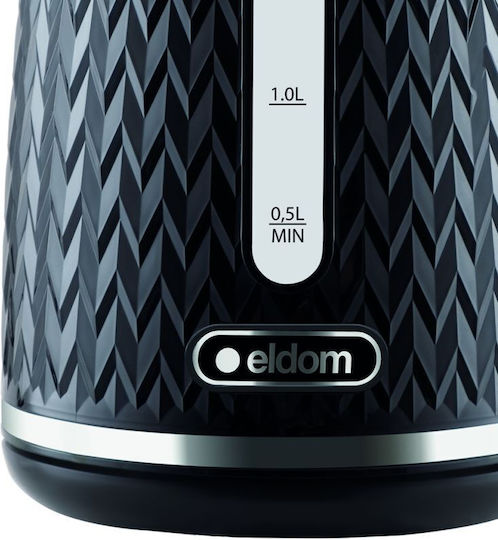 Eldom Kettle 1.7lt 2000W Black