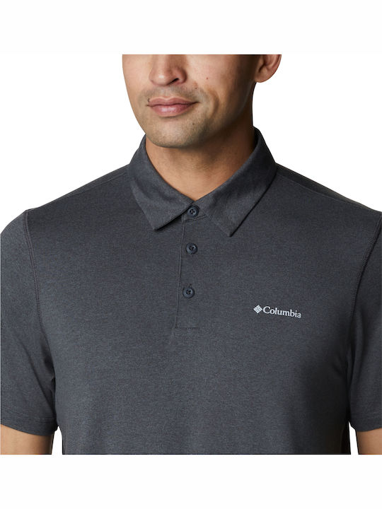 Tech Trail Polo T-Shirt Grau
