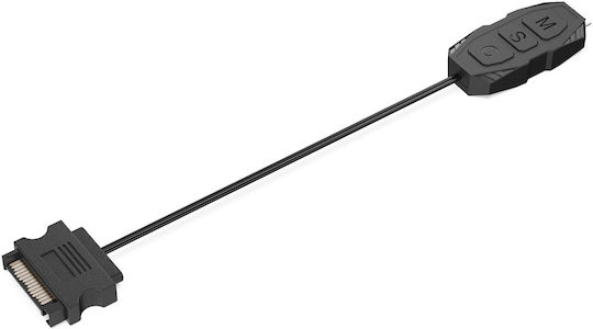 Krux Lunar 120 Case Fan (1200rpm) με ARGB Φωτισμό και Σύνδεση 3-Pin 3τμχ