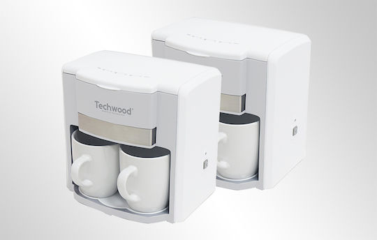 Techwood Филтърна Кафемашина 500W Бяла