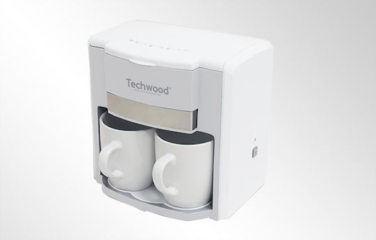 Techwood Филтърна Кафемашина 500W Бяла