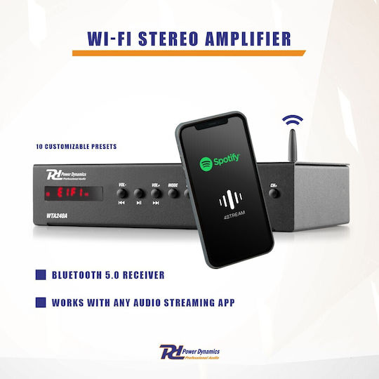 Power Dynamics WT240A Integriert Hi-Fi-Verstärker Stereo 952.499 Schwarz