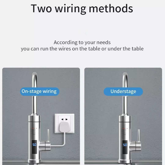 POLY-81-38 Electric Single-Phase Instant Heater Tap for Bathroom / Kitchen 3kW
