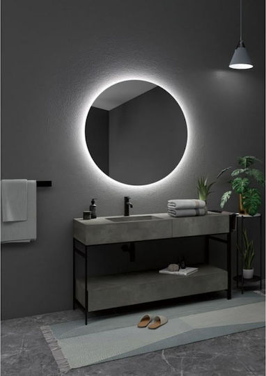 Imex Oporto Oglindă de Baie Rotundă Lumini LED 80x80cm