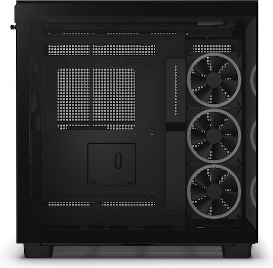 NZXT H9 Elite Gaming Midi Tower Κουτί Υπολογιστή με Πλαϊνό Παράθυρο Μαύρο