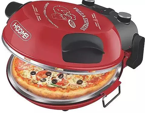Hoomei Pizza Maker 1200W Red