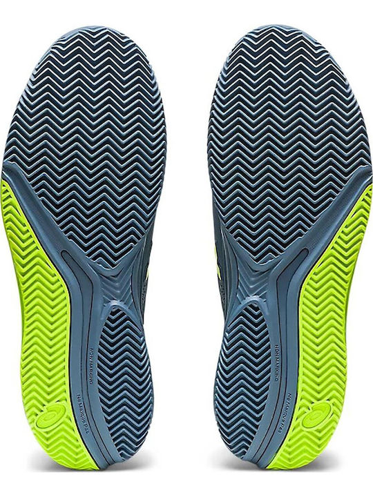 ASICS Gel-Resolution 9 Clay Ανδρικά Παπούτσια Τένις για Χωμάτινα Γήπεδα Steel Blue / Hazard Green