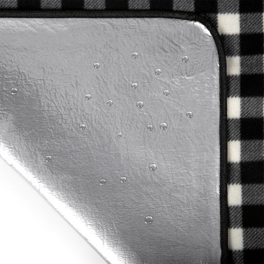 Nils Picnic Blanket 300x200cm In Black Color
