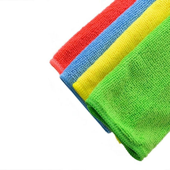K2 Cleaning Cloths with Microfibers General Use Multicolour 30x30cm 4pcs