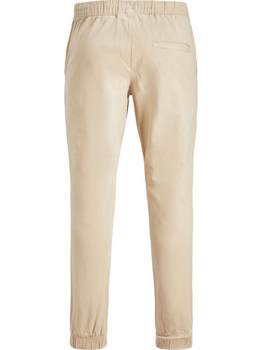Trousers Elastic Oxford Tan