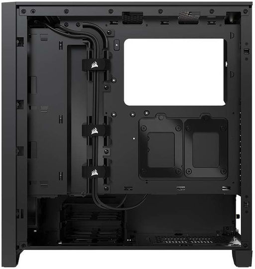 Corsair 4000D RGB Airflow Gaming Midi-Turm Computergehäuse mit Seitenfenster Schwarz