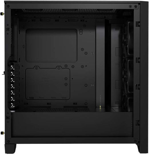 Corsair 4000D RGB Airflow Gaming Midi-Turm Computergehäuse mit Seitenfenster Schwarz