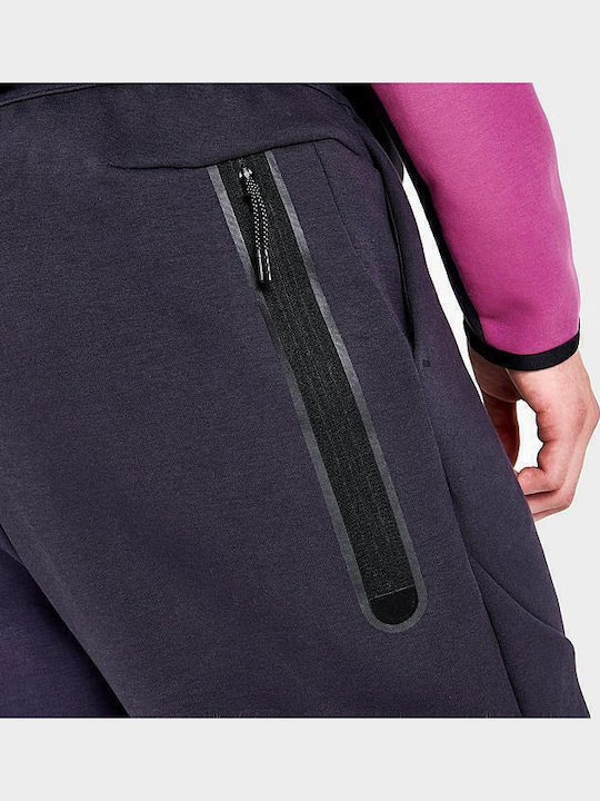 Sportswear Tech Fleece Sweatpants with Elastic Cave Purple