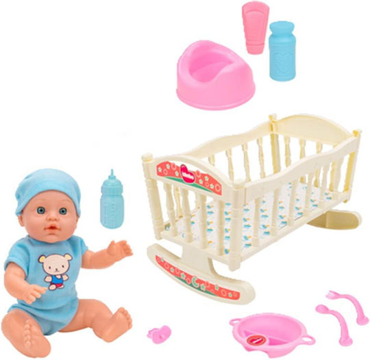 Globo Baby Doll Set Drink & Wet For 2+ Years 35 cm